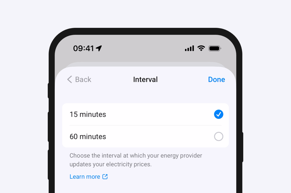 15-minute electricity pricing