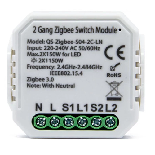 4 Gang Switch Module with metering