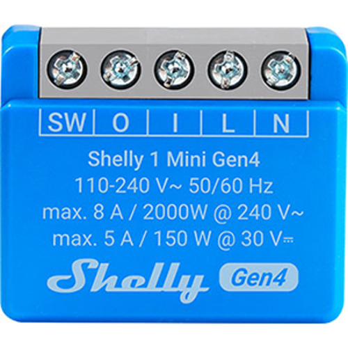 Shelly 1 Mini Gen4 (Zigbee)